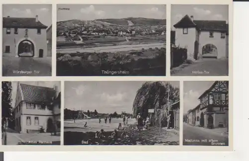 Thüngersheim - Panorama und Teilansichten ngl 228.520