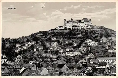 Coburg - Stadtansicht mit Veste ngl 166.806