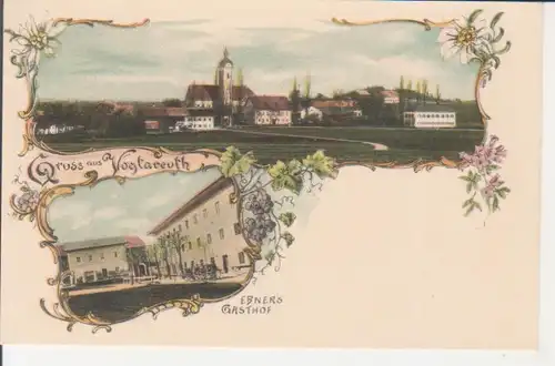 Vogtareuth LITHO Ebner's Gasthof und Panorama ngl 227.887
