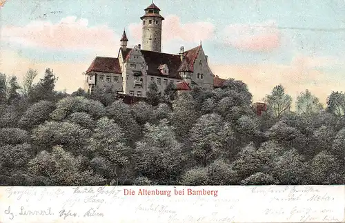 Bamberg - Altenburg, Reliefkarte gl1906 167.692