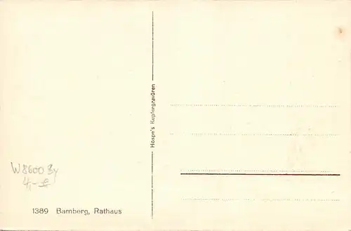 Bamberg - Rathaus ngl 167.711