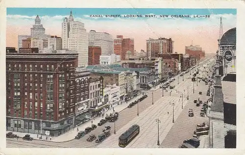 New Orleans, LA., Canal Street, looking west gl1933 E7038