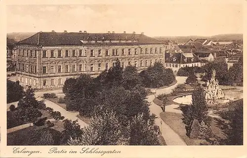 Erlangen - Partie im Schloßgarten gl1932 166.426