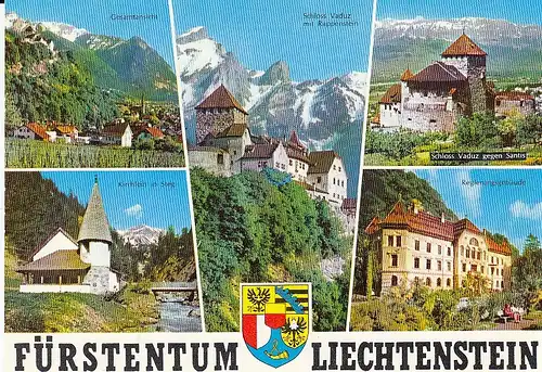 Liechtenstein, Mehrbildkarte ngl E5246