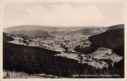 Warmensteinach im Fichtelgebirge - Panorama gl1934 166.722