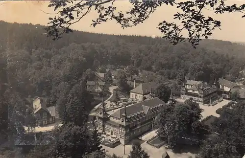 Gernrode (Ost-Harz) (?), Teilansicht glum 1950? E7139