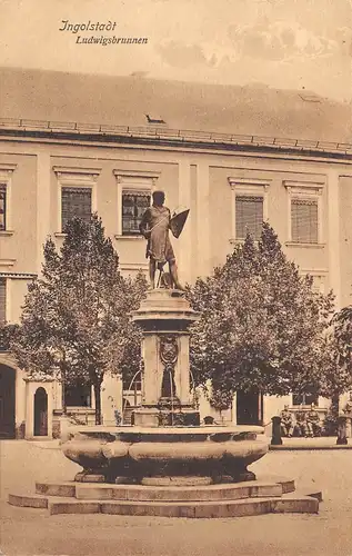 Ingolstadt - Ludwigsbrunnen feldpgl1918 166.289