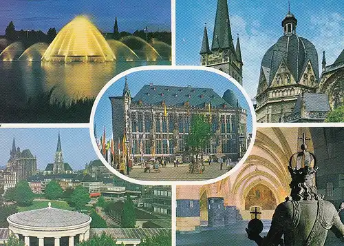 Aachen, Mehrbildkarte ngl E5144