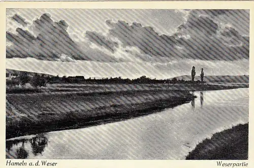 Hameln an der Weser, Weserpartie ngl E7196