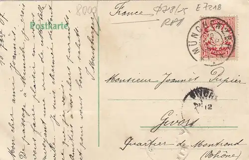 München, Marienplatz gl1907 E7218