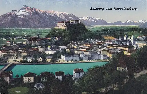 Salzburg, vom Kapuzinerberg ngl E5703