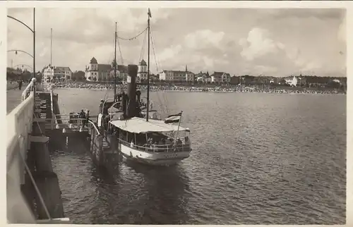 Ostseebad Binz auf Rügen, Schiffsanleger gl1934 E8442