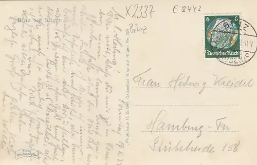 Ostseebad Binz auf Rügen, Schiffsanleger gl1934 E8442