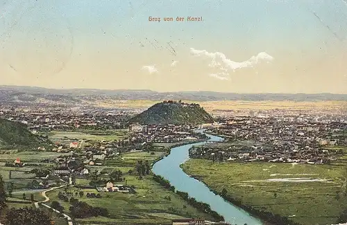 Graz von der Kanzel, Steiermark gl1908 E5205