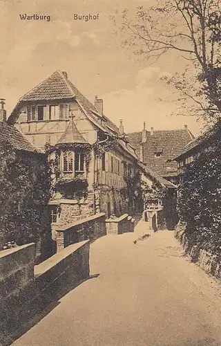 Eisenach, Wartburg, Der Burghof ngl E4253