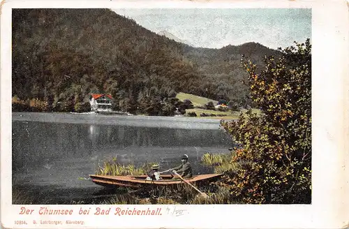 Bad Reichenhall Der Thumsee Partie mit Ruderboot ngl 165.900