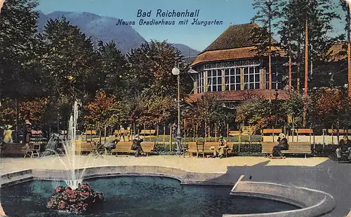 Bad Reichenhall Neues Gradierhaus mit Kurgarten gl1915 165.918