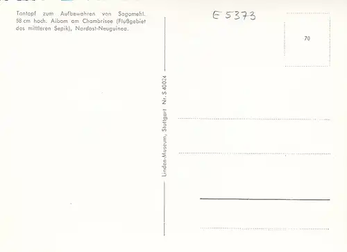 Tontopf aus Nordost-Neuguinea ngl E5373