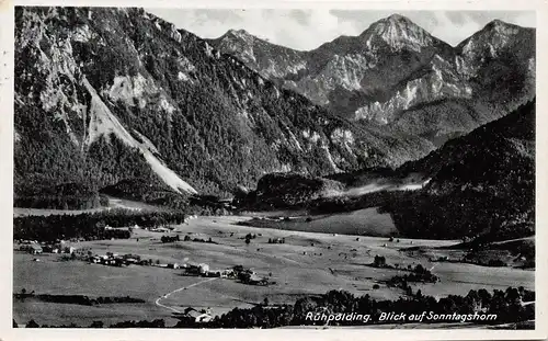 Ruhpolding Blick auf Sonntagshorn gl1936 165.977