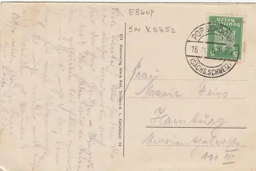 Sächs. Schweiz, Hockstein - Polenztal gl1926 E8604