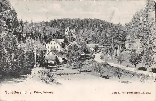 Schüttersmühle bei Pottenstein - Panorama gl1919 166.750