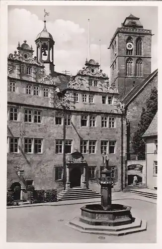 Bad Hersfeld, Rathaus mit Stadtkirche ngl E8665
