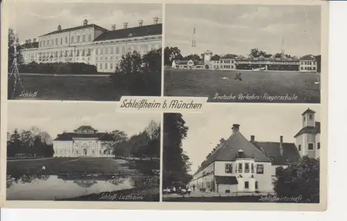 Schleißheim - Schloß, Fliegerschule, Schloß Lustheim, Wirtschaft gl1936 227.806