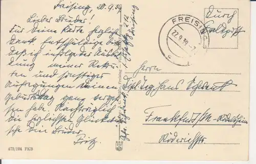 Freising - Kaserne feldpgl1939 227.816