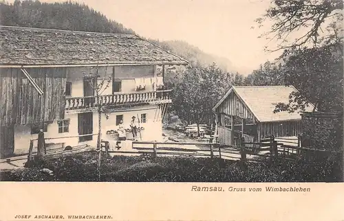 Ramsau Gruß vom Wimbachlehen ngl 165.844