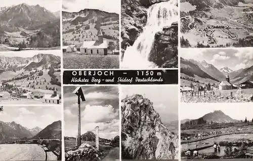 Oberjoch im Hochallgäu, Mehrbildkarte ngl E5296