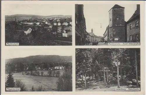 Marktredwitz - Total, A.-H.-Straße, Alexandersbad, Luisenburg gl1938 228.157