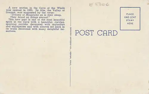 Alcove in the Valley of Dreams, Manitou Springs, Colo. ngl E5306