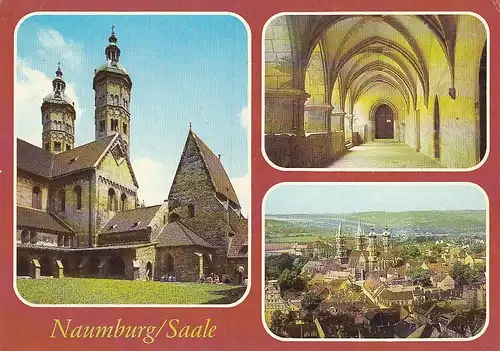 Naumburg (Saale) Dom, Innenhof, Mehrbildkarte ngl E5180
