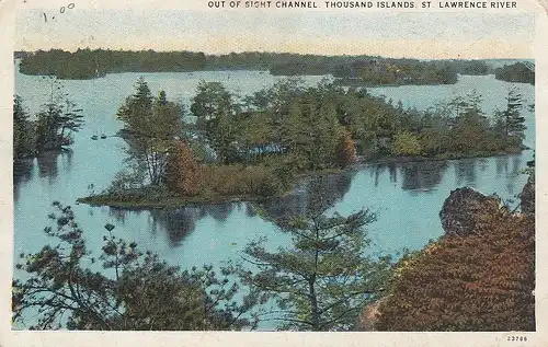 Out of Sight Channel, Thousand Islands, St. Lawrence River ngl E5337