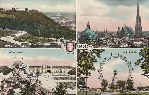 Wien, Mehrbildkarte ngl E5219