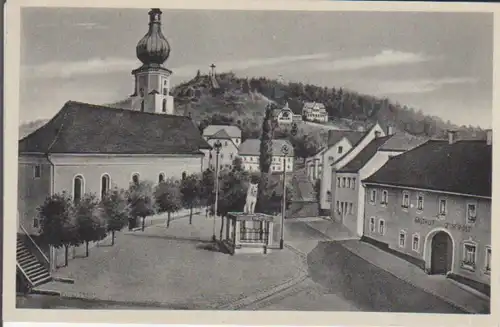 Tännesberg - Marktplatz mit Gasthof zur Post ngl 227.934