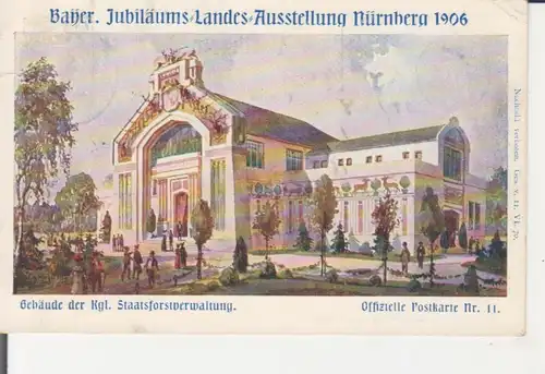 Nürnberg - Jubiläums-Landes-Ausstellung 1906 Ganzsache gl1906 228.362