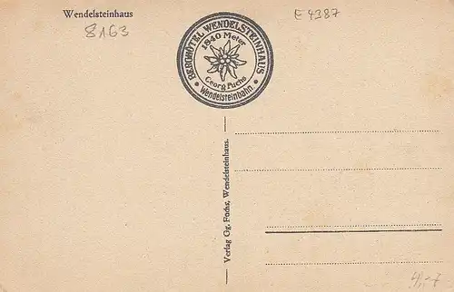 Berg-Hotel Wendelstein-Haus ngl E4387