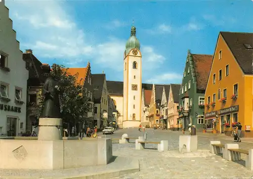 Schwandorf - Partie mit Kirche ngl 166.847