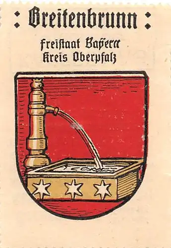 Breitenbrunn SONDERMARKE Wappen 166.864