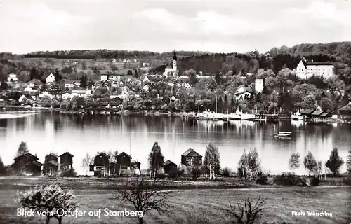 Starnberg Blick vom Ostufer auf die Stadt ngl 166.217