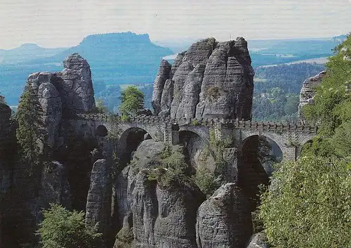 Sächs.Schweiz, Basteibrücke gl1991 E6117