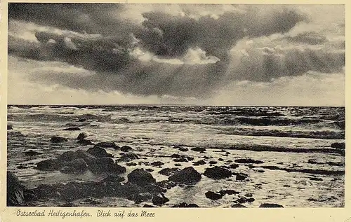 Ostseebad Heiligenhafen, Blick auf das Meer ngl E5437
