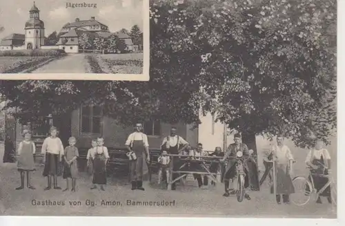 Bammersdorf - Jägersburg und Gasthaus von Gg.Amon ngl 228.252