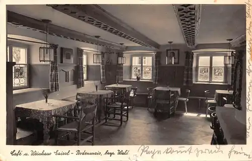 Bodenmais (Bayrischer Wald) Café und Weinhaus Gaissl gl1942 167.134