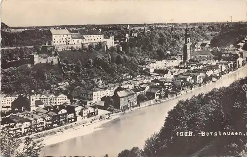 Burghausen a.d. Salzach - Panorama mit Burg ngl 167.207