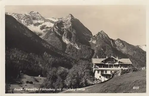 Gasthof Persal bei Finkenberg mit Grünberg gl1931 E9059