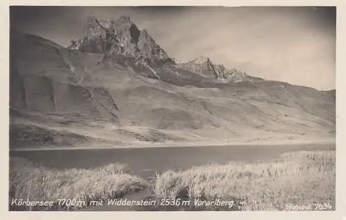 Körbersee mit Widderstein, Vorarlberg ngl E9069