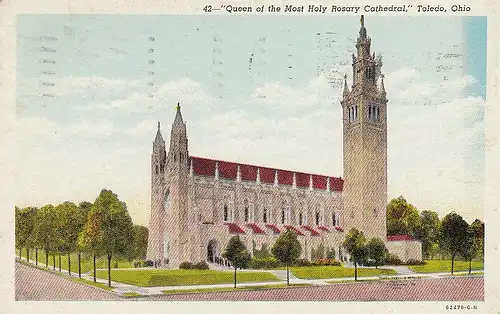 Toledo, Ohio, Holy Rosary Cathedral gl1950 E5321