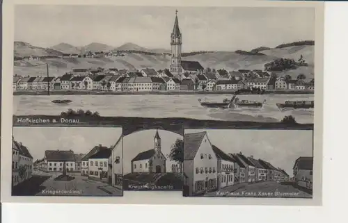 Hofkirchen - Denkmal Kapelle Kaufhaus Panorama ngl 228.077